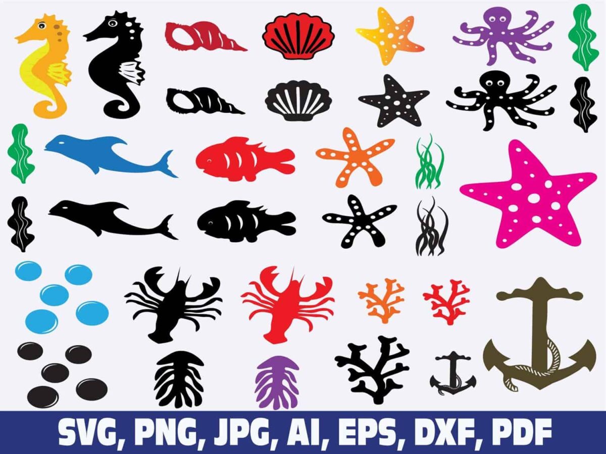 ocean-life-svg-bundle-ocean-animal-svg-under-the-sea-svg-fish-silhouette