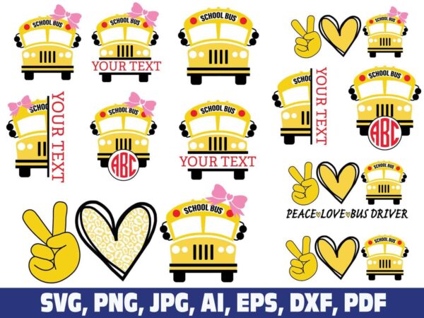 school-bus-monogram-bundle