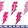 Breast Cancer Pink Lightning Bolt Svg breast-cancer-pink-lightning-bolt-svg