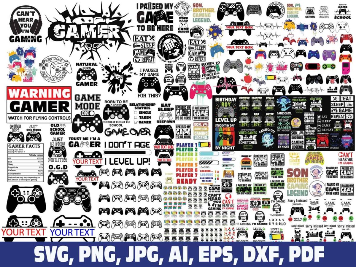 gamer-svg-bundle
