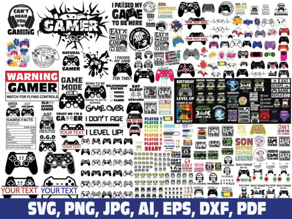 gamer-svg-bundle