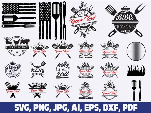american-barbecue-grill-grilling-bbq-svg