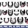 horseshoe-horse-shoe-desert-floral-svg