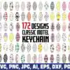 Classic Motel Keychain Template Design classic-motel-keychain-template-design