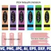 Crayon Glitter Pen Wraps crayon-glitter-pen-wraps-teacher