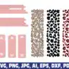 leopard-print-glitter-pen-wraps