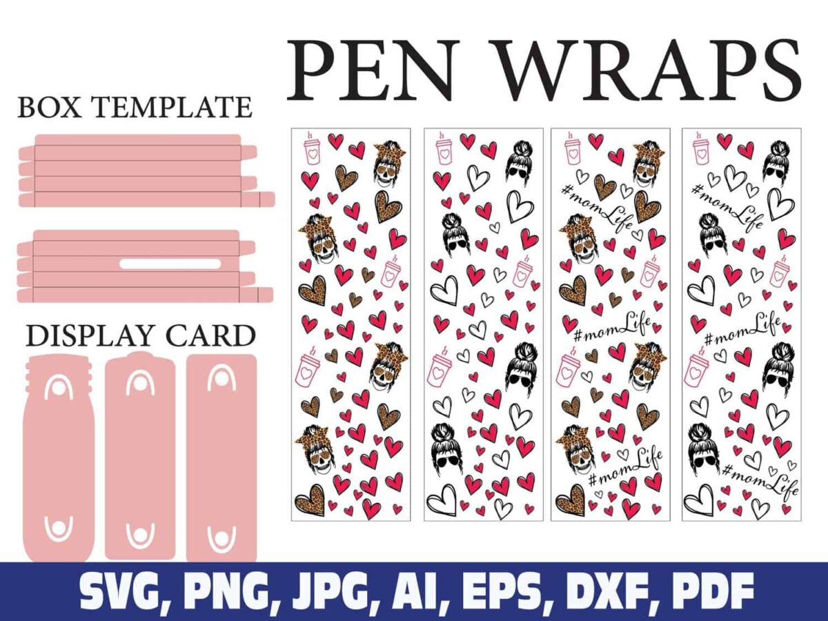 mom-life-glitter-pen-wraps