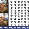 highland-cow-ornament-svg
