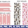leopard-heart-print-glitter-pen-wraps