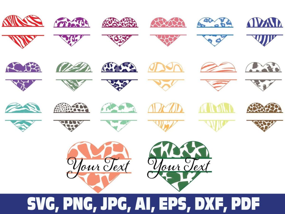 animal-print-heart-name-frame