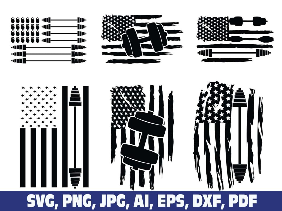 gym-barbell-flag