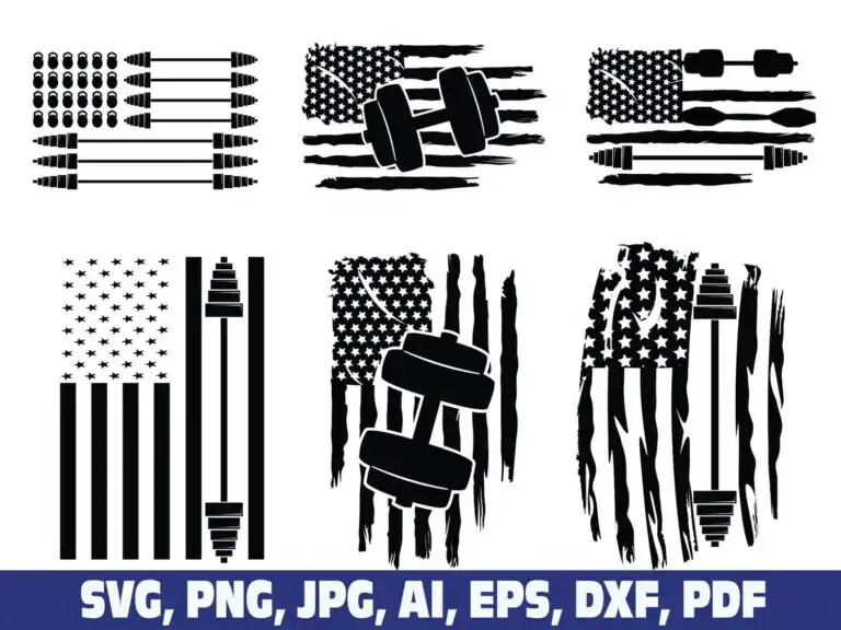gym-barbell-flag