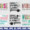 nurse-coffee-scrubs-rubber-gloves