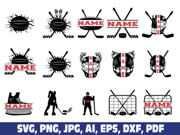 hockey-split-name-frame-svg-png