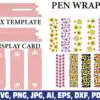 sunflower-glitter-pen-wraps-leopard