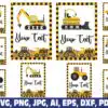 EDITABLE Construction Party Signs editable-construction-party-signs-diy