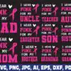 I Wear Pink for My Family Svg i-wear-pink-for-my-family-svg-cancer