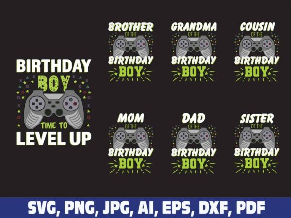 birthday-boy-time-to-level-up-svg