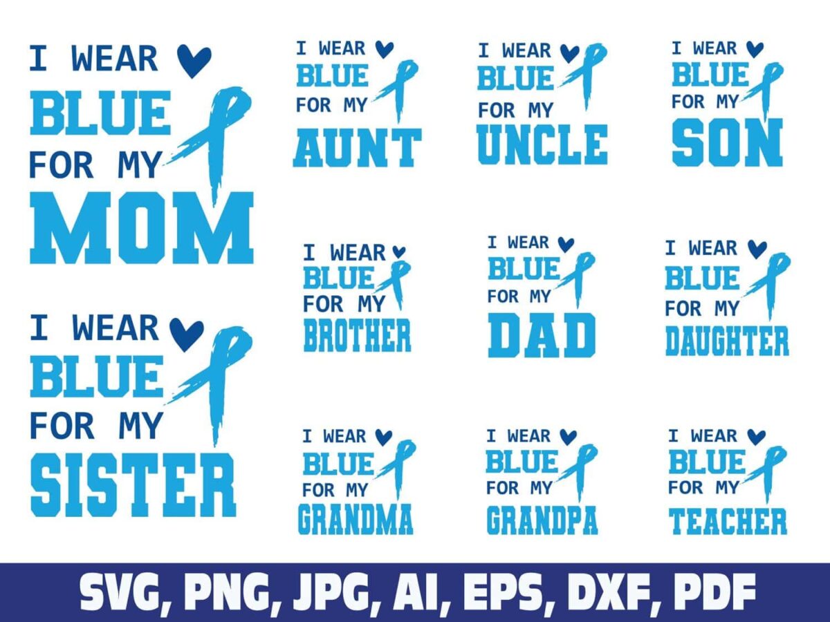 i-wear-blue-for-my-family-svg-diabetes