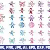 cancer-ribbon-your-text-name-frame-svg