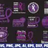 pancreatic-cancer-ribbon-svg-png-bundle