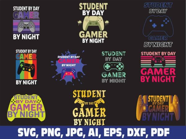 student-by-day-gamer-by-night-svg