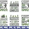 Mission 100 Days Complete Svg mission-100-days-complete-svg