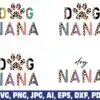 Dog Nana Half Leopard Svg Png dog-nana-half-leopard-svg-png