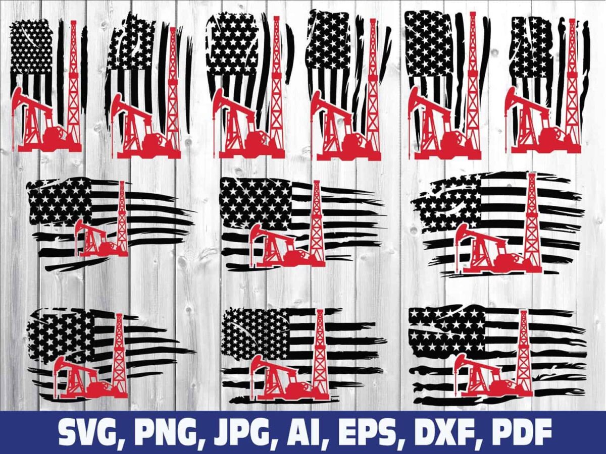 oilfield-flag-worker