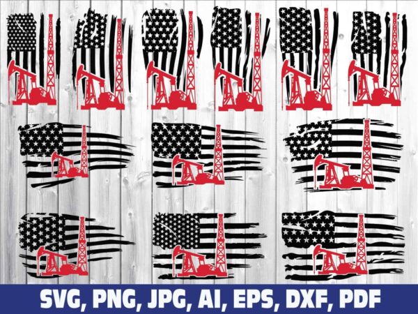 oilfield-flag-worker