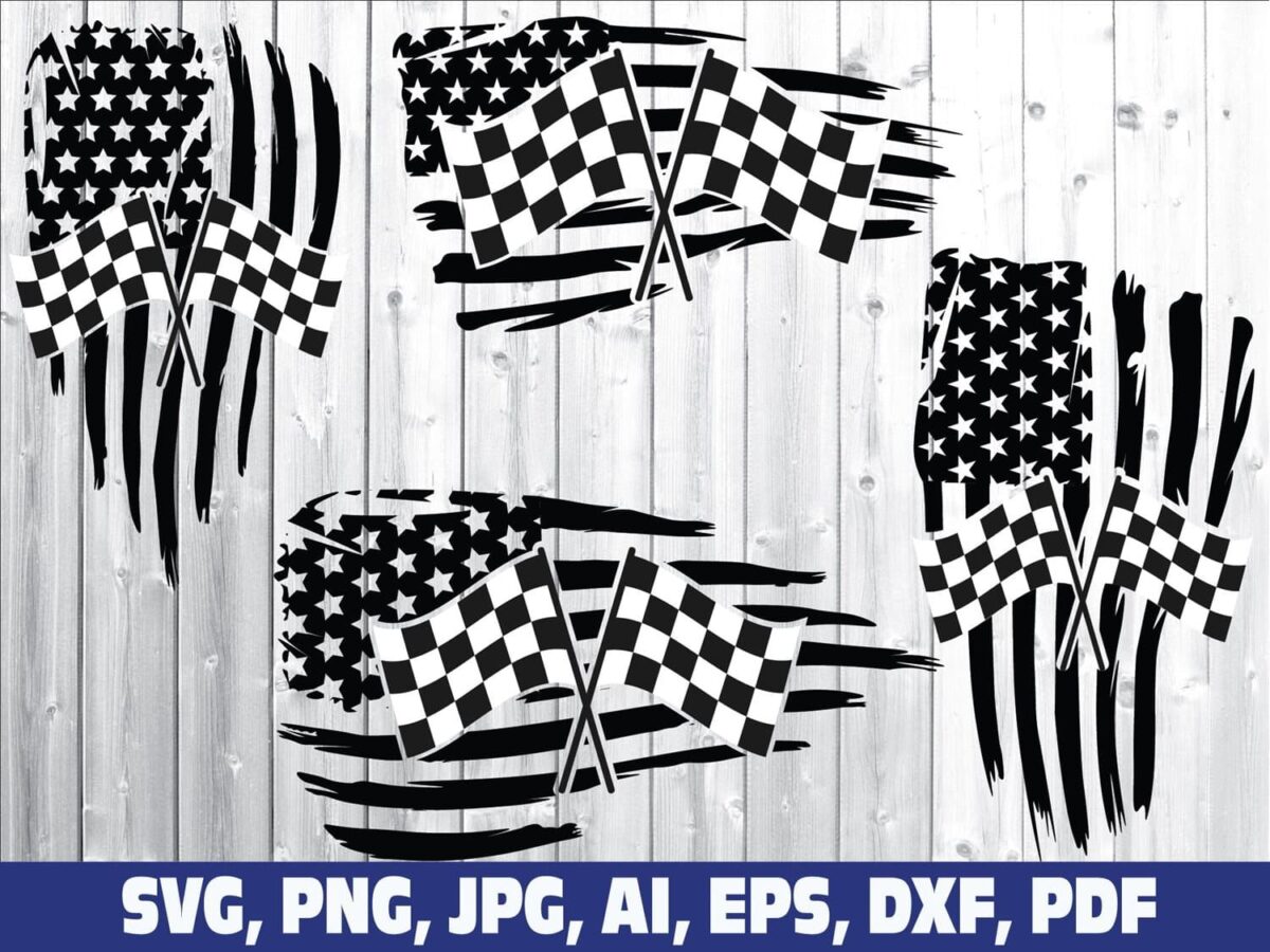 racing-american-flag