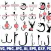 fishing-hunting-monogram-name-frame