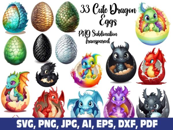 dragon-eggs-sublimation-clipart-png