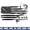 Fishing and Hunting American Flag Svg fishing-and-hunting-american-flag-svg