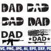 Dad Rifle Army Guns Fathers Day Svg Png dad-rifle-army-guns-fathers-day-svg-png