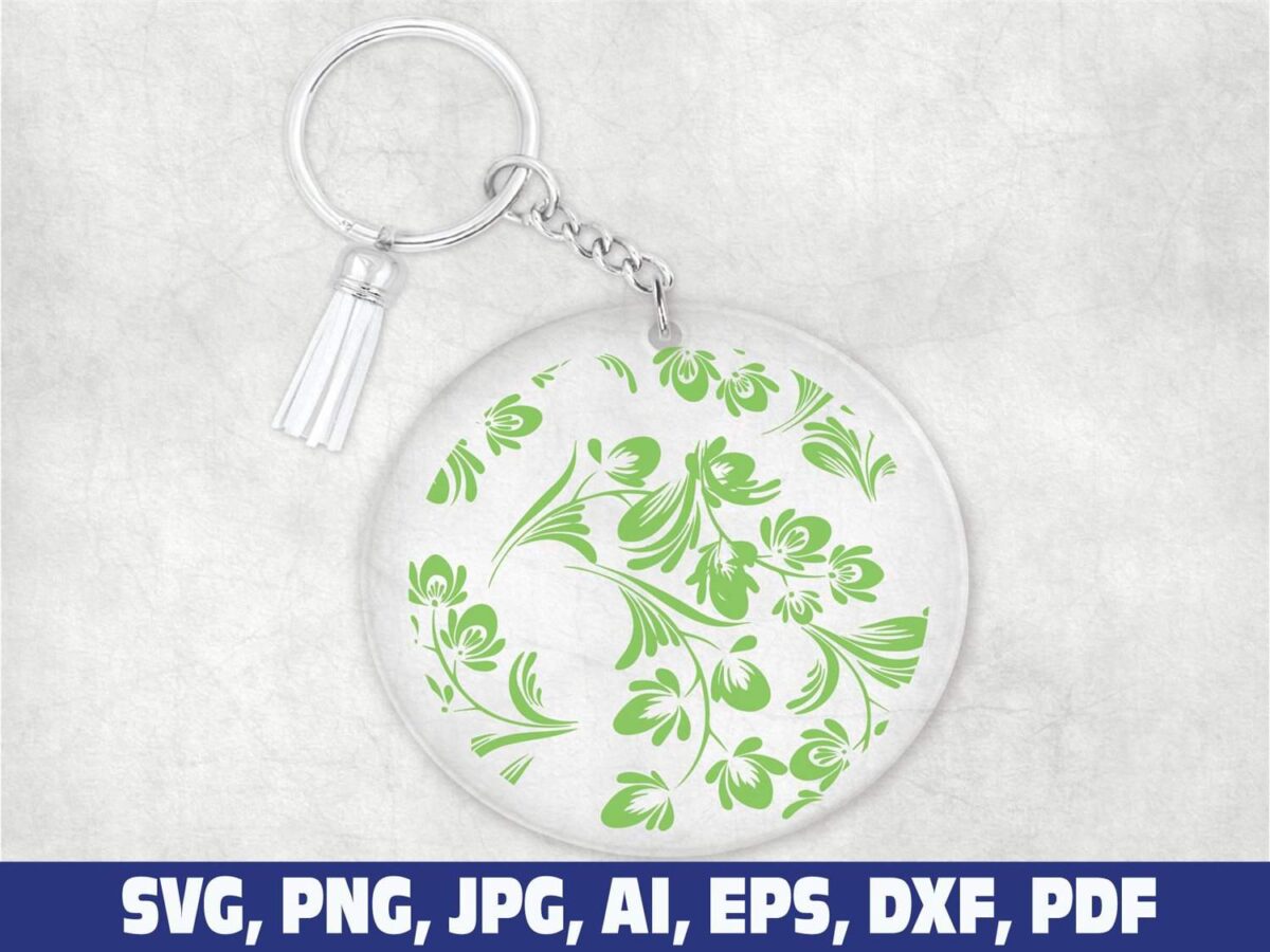 floral-flower-keychain