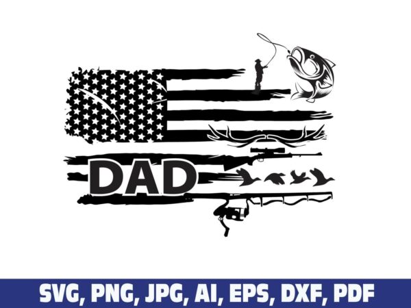 fishing-and-hunting-american-flag-svg