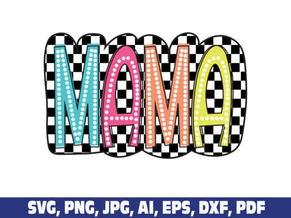 mama-doodle-checkered-race-bright-png