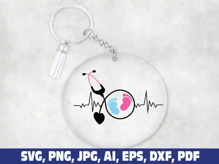 baby-feet-nurse-keychain