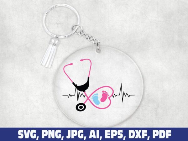 baby-feet-nurse-keychain