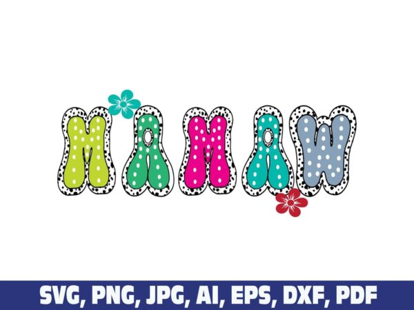 mamaw-bright-doodle-dalmatian-spot-png