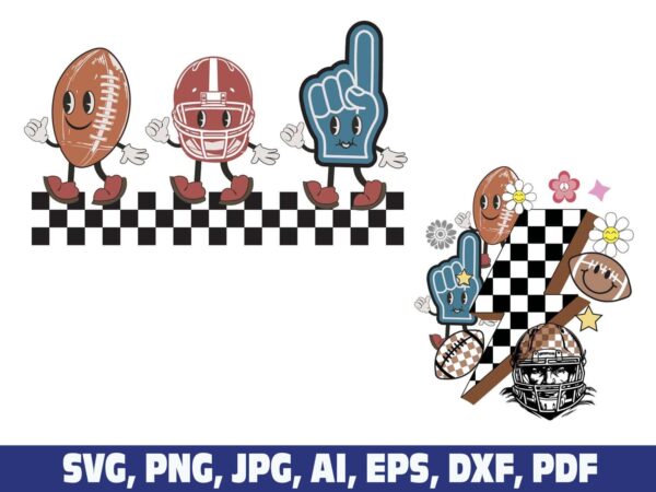 retro-vintage-football-race-classic-svg