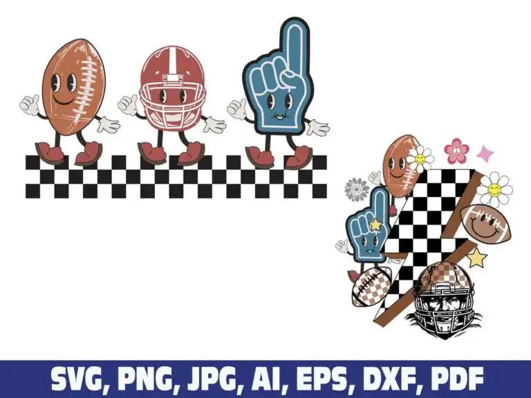 retro-vintage-football-race-classic-svg
