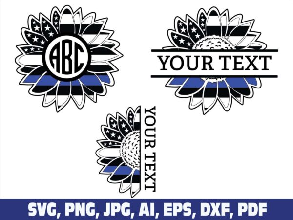 american-sunflower-thin-blue-line