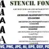 stencil-font-letters