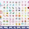 monogram-svg-png-split-name-frames-svg-summer-monogram-svg-beach-svg-sea-animals-monogram-svg