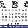 cow-print-font-svg