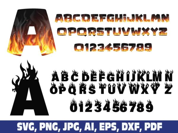 flame-font