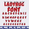 lady-bug-font-letters