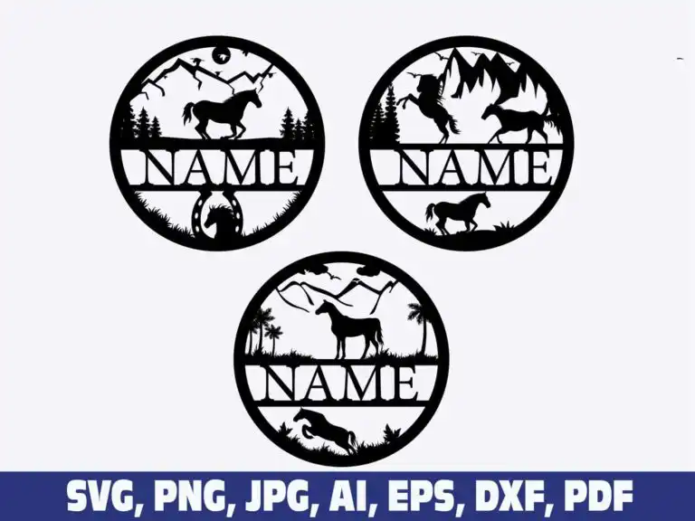horse-name-signs-dxf-files-svg-files